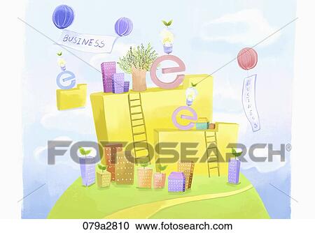 worldwide internet business View Large Illustration Clipart - worldwide internet business. Fotosearch