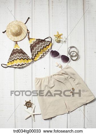 bikini and beach fashion styling View Large Photo Image Stock Image - bikini and beach fashion styling. Fotosearch