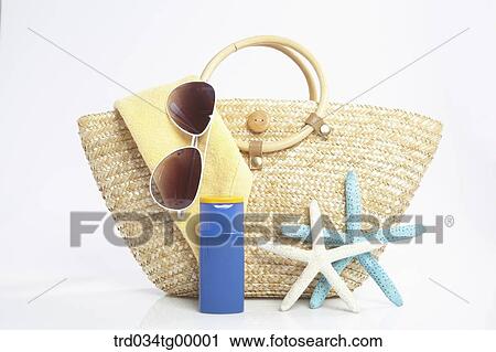 summer vacation items View Large Photo Image Stock Image - summer vacation items. Fotosearch