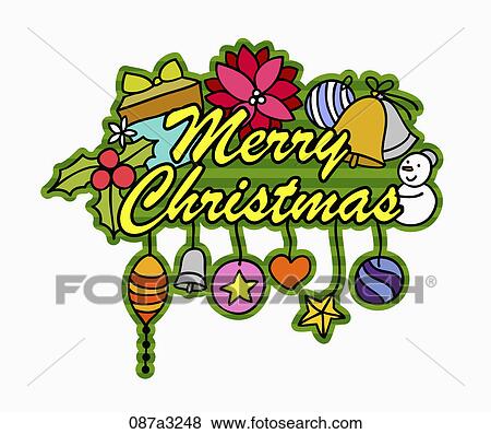 Christmas with various decorations View Large Illustration Stock Illustration - Christmas with various decorations. Fotosearch