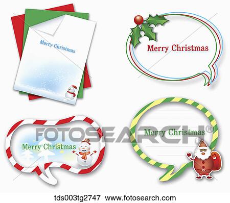 Frames about Merry Christmas View Large Illustration Stock Illustration - Frames about Merry Christmas . Fotosearch