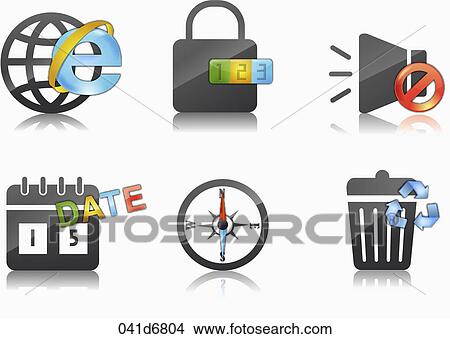 The various icons for business View Large Illustration Stock Illustration - The various icons for business. Fotosearch