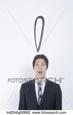 A man having his mouth open with exclamation mark View Large Photo Image Stock Image - A man having his mouth open with exclamation mark. Fotosearch