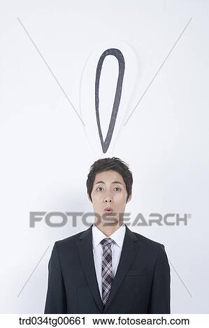 A man with exclamation mark View Large Photo Image Stock Image - A man with exclamation mark. Fotosearch