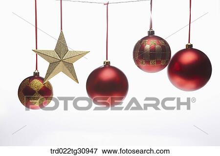 picture the red christmas ball decorations and gold star fotosearch search stock photography - Christmas Ball Decorations picture the red christmas ball decorations and gold star fotosearch search stock photography - Christmas Ball Decorations