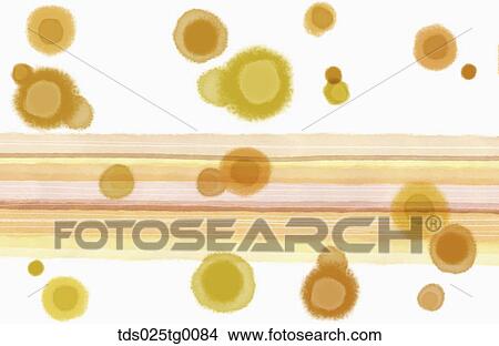 Blurry image of lines and circles in brownish color View Large Illustration Stock Illustration - Blurry image of lines and circles in brownish color. Fotosearch