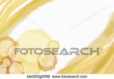 Stock Illustration - Blurry image of lines and circles in brownish color. Fotosearch