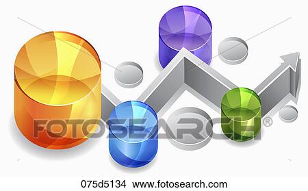 Circles and an arrow View Large Illustration Stock Illustration - Circles and an arrow. Fotosearch