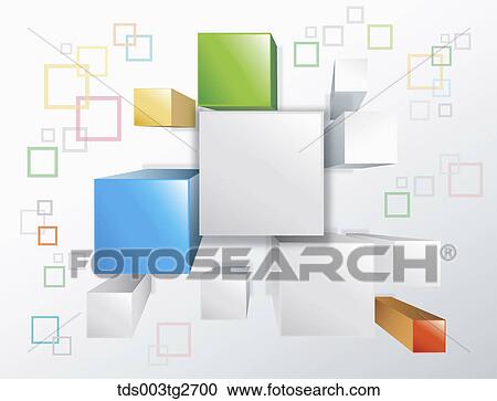 Cube bars in different sizes and colors View Large Illustration Clipart - Cube bars in different sizes and colors. Fotosearch