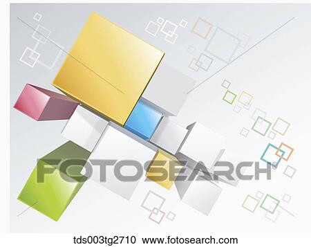 Cube bars in different sizes and colors View Large Illustration Clipart - Cube bars in different sizes and colors. Fotosearch