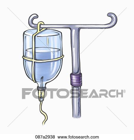 Illustration of a bottle of drip View Large Illustration Stock Illustration - Illustration of a bottle of drip. Fotosearch