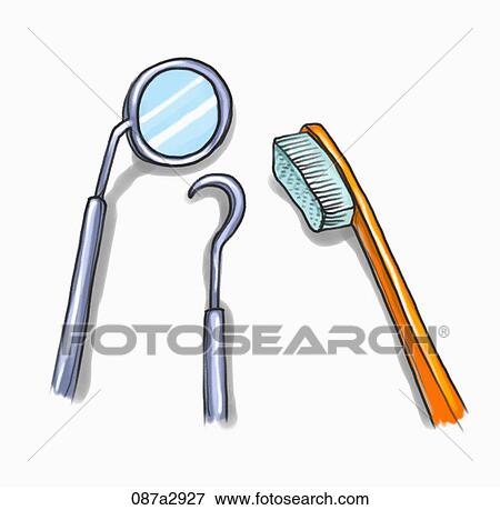 Illustration of dentist tools View Large Illustration Stock Illustration - Illustration of dentist tools. Fotosearch