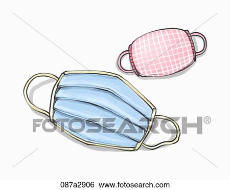 Stock Illustration - Illustration of masks. Fotosearch