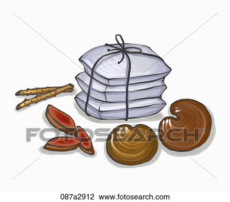Illustration of oriental medicine sachets View Large Illustration Drawing - Illustration of oriental medicine sachets. Fotosearch