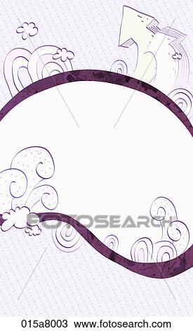 Letter paper with arrows in purple View Large Illustration Drawing - Letter paper with arrows in purple. Fotosearch
