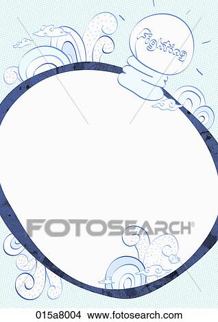 Stock Illustration - Letter paper with word fighting in blue. Fotosearch