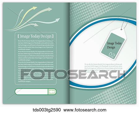 Two sides of Image Today Design and words in bluish green View Large Illustration Clipart - Two sides of Image Today Design and words in bluish green. Fotosearch