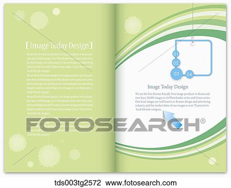 Two sides of Image Today Design and words in green View Large Illustration Drawing - Two sides of Image Today Design and words in green. Fotosearch