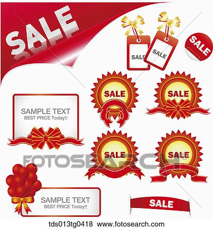 Various icons for sale View Large Illustration Stock Illustration - Various icons for sale. Fotosearch