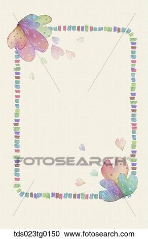 Various image of hearts postcard View Large Illustration Clipart - Various image of hearts postcard. Fotosearch