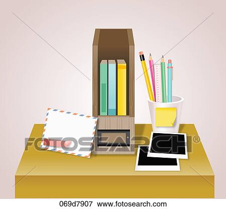 Stock Illustration - Various note papers in note book shape. Fotosearch
