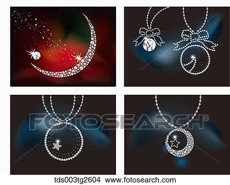 Stock Illustration - Various types of christmas icons by jewels. Fotosearch