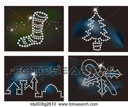 Clipart - Various types of icons by jewels. Fotosearch