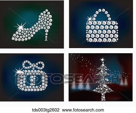 Various types of icons by jewels View Large Illustration Drawing - Various types of icons by jewels. Fotosearch