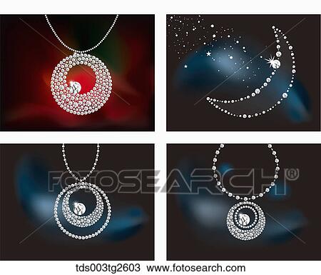 Various types of icons by jewels View Large Illustration Drawing - Various types of icons by jewels. Fotosearch