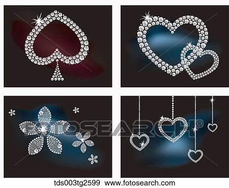 Various types of icons by jewels View Large Illustration Stock Illustration - Various types of icons by jewels. Fotosearch