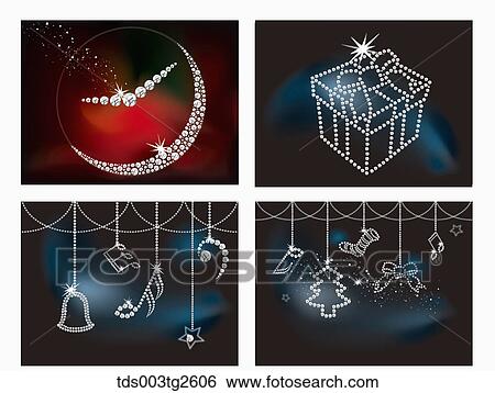 Stock Illustration - Various types of icons by jewels. Fotosearch