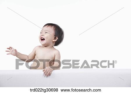 Baby boy laughing View Large Photo Image Stock Photo - Baby boy laughing. Fotosearch
