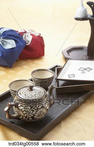 Classical tea set and gifts View Large Photo Image Stock Photo - Classical tea set and gifts. Fotosearch