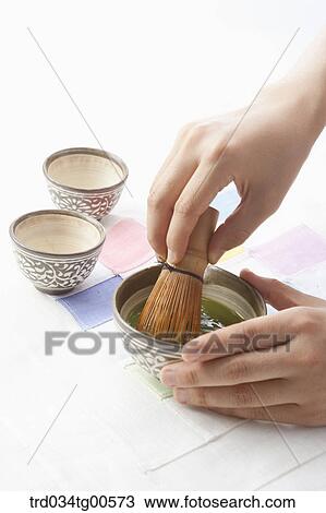 Tea ceremony with green tea View Large Photo Image Stock Image - Tea ceremony with green tea. Fotosearch