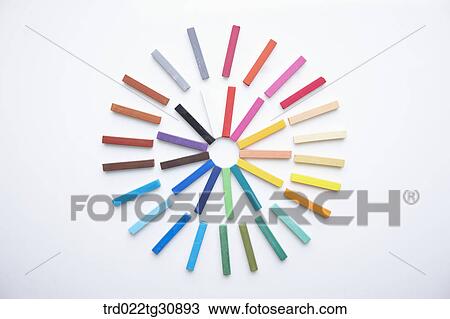 Various color of pastls in circles View Large Photo Image Stock Image - Various color of pastls in circles. Fotosearch