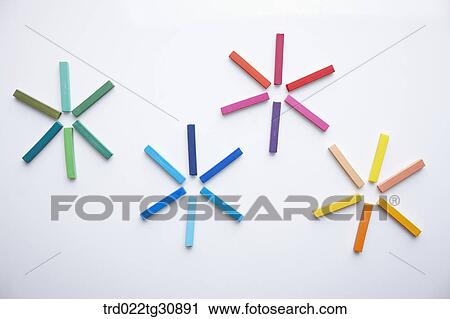 Various colors of pastels in circles View Large Photo Image Stock Image - Various colors of pastels in circles. Fotosearch