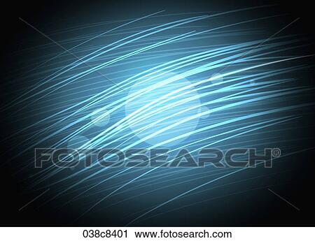 Clip Art - Abstractive image of black background and blue line. Fotosearch