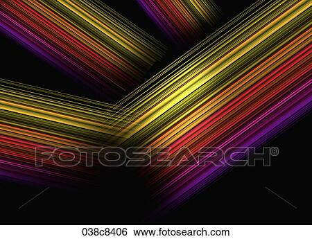Abstractive image of black background and colorful line View Large Illustration Stock Illustration - Abstractive image of black background and colorful line. Fotosearch