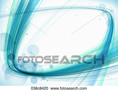 Abstractive image of white background and blue curved line View Large Illustration Clipart - Abstractive image of white background and blue curved line. Fotosearch