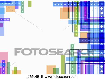 Stock Illustration - Abstractive images of colorful bars . Fotosearch