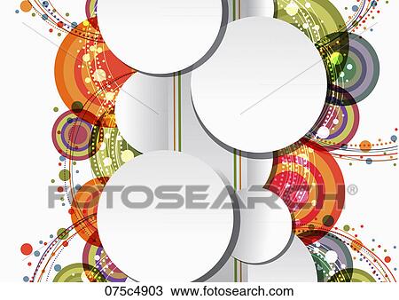 Abstractive images of colorful circes and line View Large Illustration Drawing - Abstractive images of colorful circes and line. Fotosearch