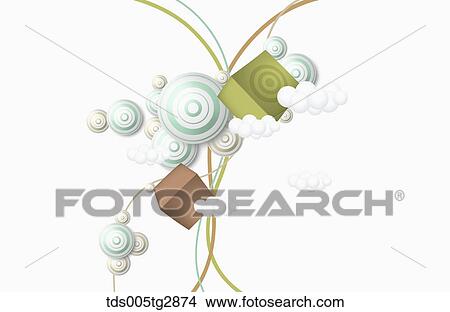 Stock Illustration - abstractive patterned artworks. Fotosearch