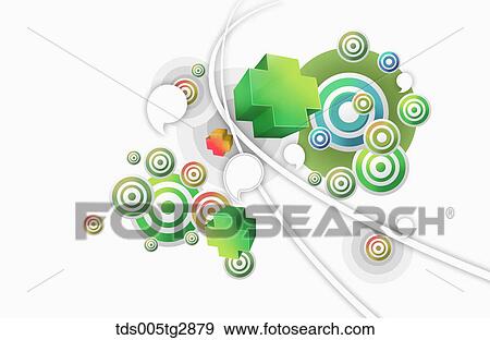 abstractive patterned artworks View Large Illustration Stock Illustration - abstractive patterned artworks. Fotosearch