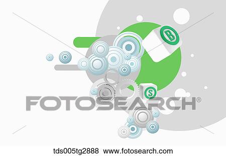 abstractive patterned artworks View Large Illustration Stock Illustration - abstractive patterned artworks. Fotosearch