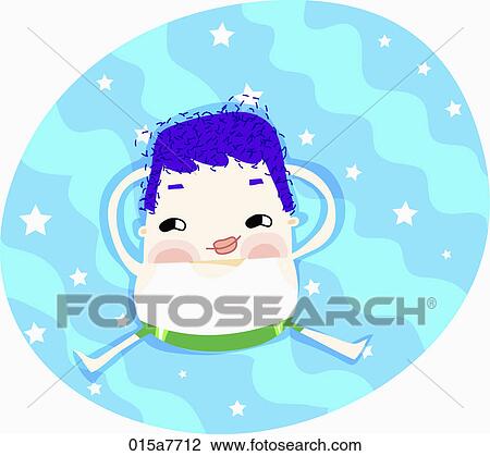 boy is jumping View Large Illustration Drawing - boy is jumping. Fotosearch