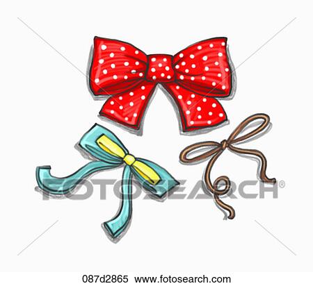 Drawing of various ribbons View Large Illustration Stock Illustration - Drawing of various ribbons. Fotosearch