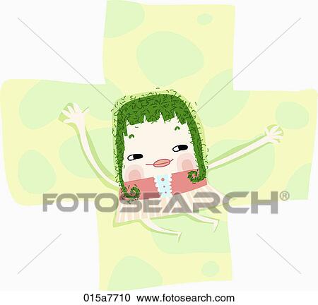 girl is jumping View Large Illustration Clipart - girl is jumping. Fotosearch
