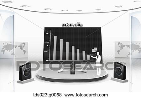 graph of global economy and business View Large Illustration Stock Illustration - graph of global economy and business. Fotosearch