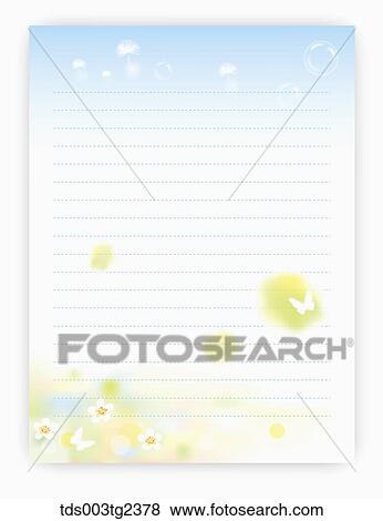 illustrated letter pad View Large Illustration Stock Illustration - illustrated letter pad. Fotosearch