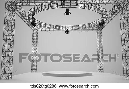 light fixed on the stage View Large Illustration Stock Illustration - light fixed on the stage. Fotosearch